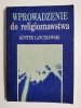 WPROWADZENIE DO RELIGIOZNAWSTWA - Gunter Lanczkowski 1986